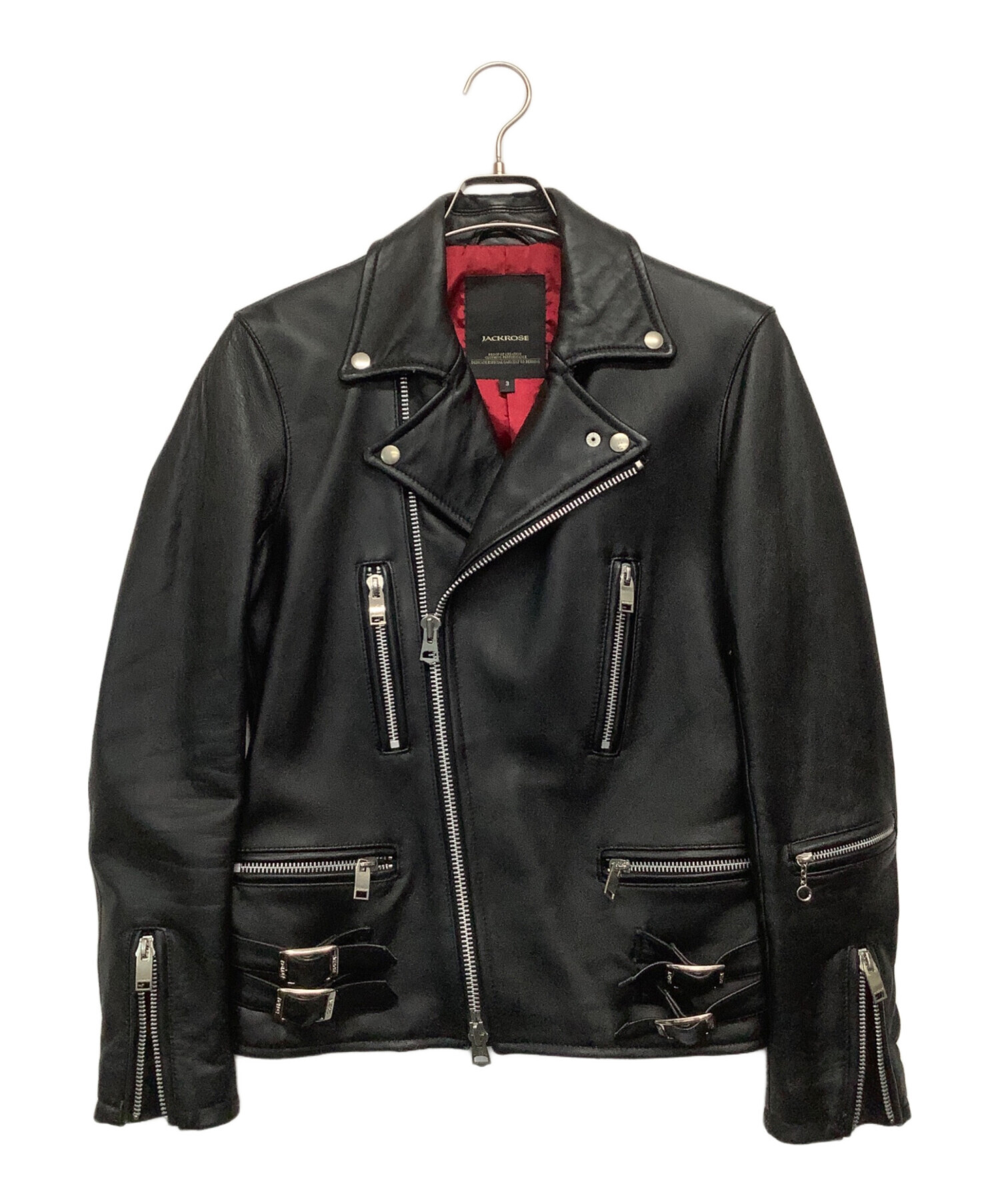 中古・古着通販】JACKROSE (ジャックローズ) ライダースジャケット