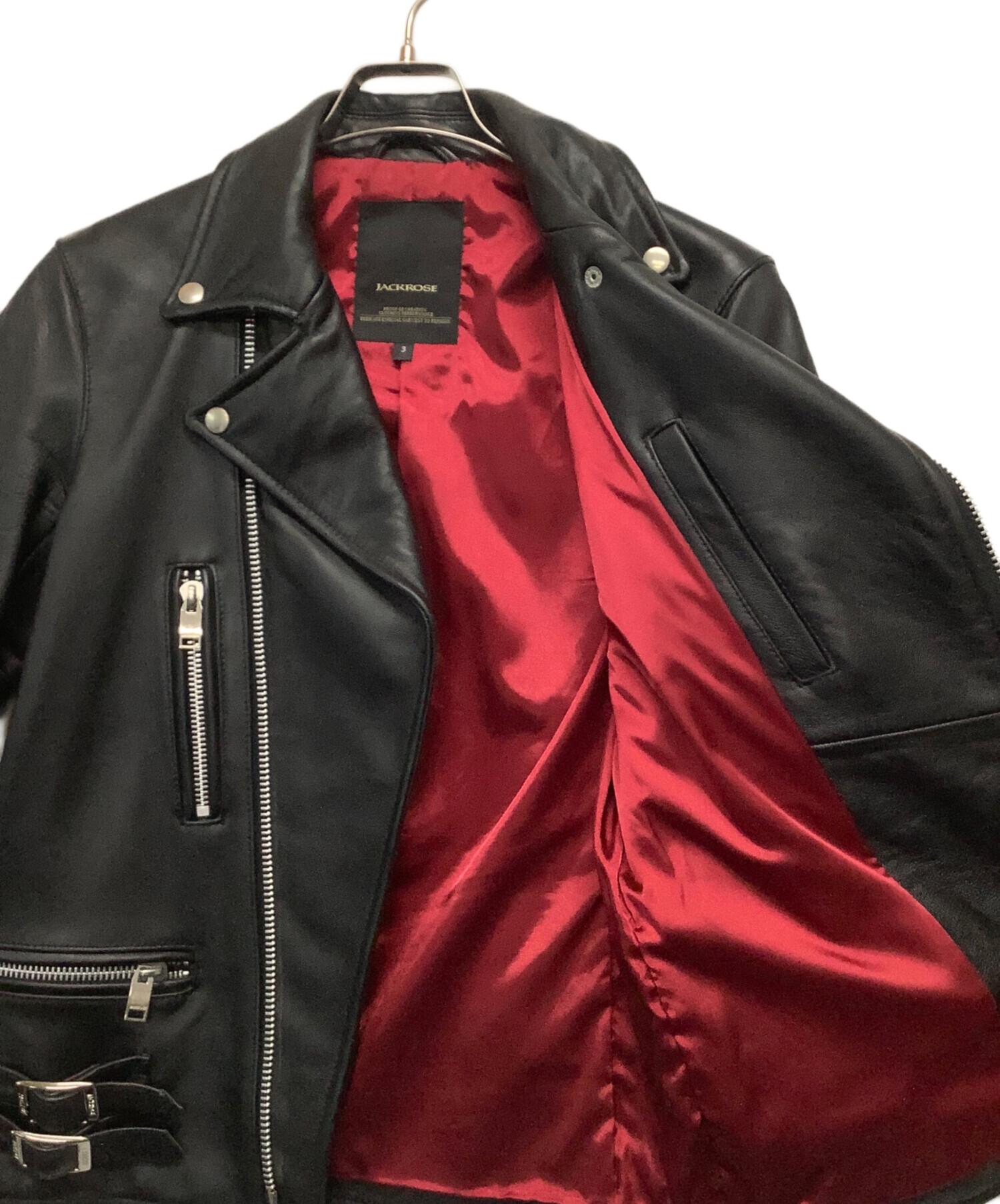 中古・古着通販】JACKROSE (ジャックローズ) ライダースジャケット