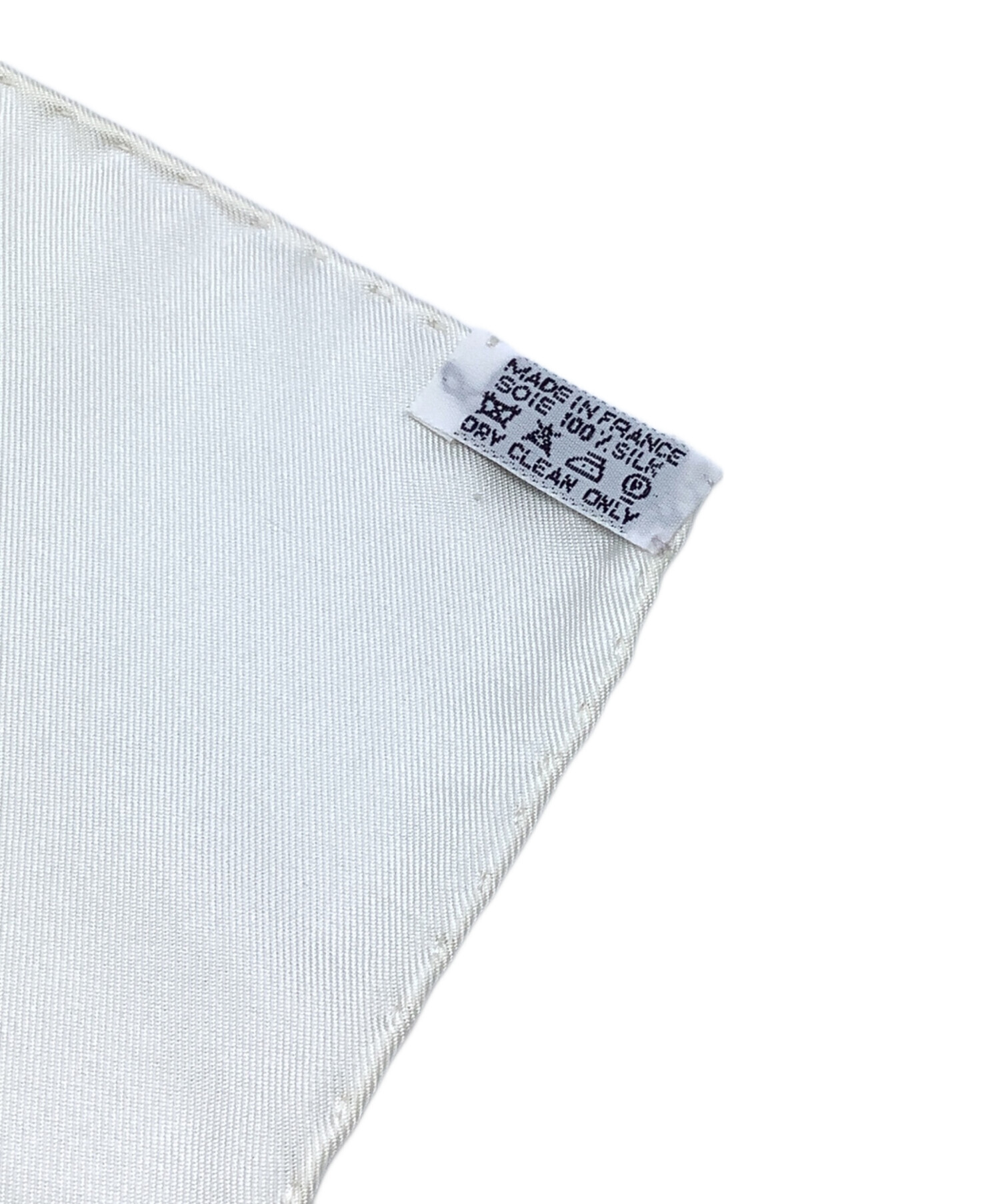 中古・古着通販】HERMES (エルメス) シルクスカーフ アイボリー