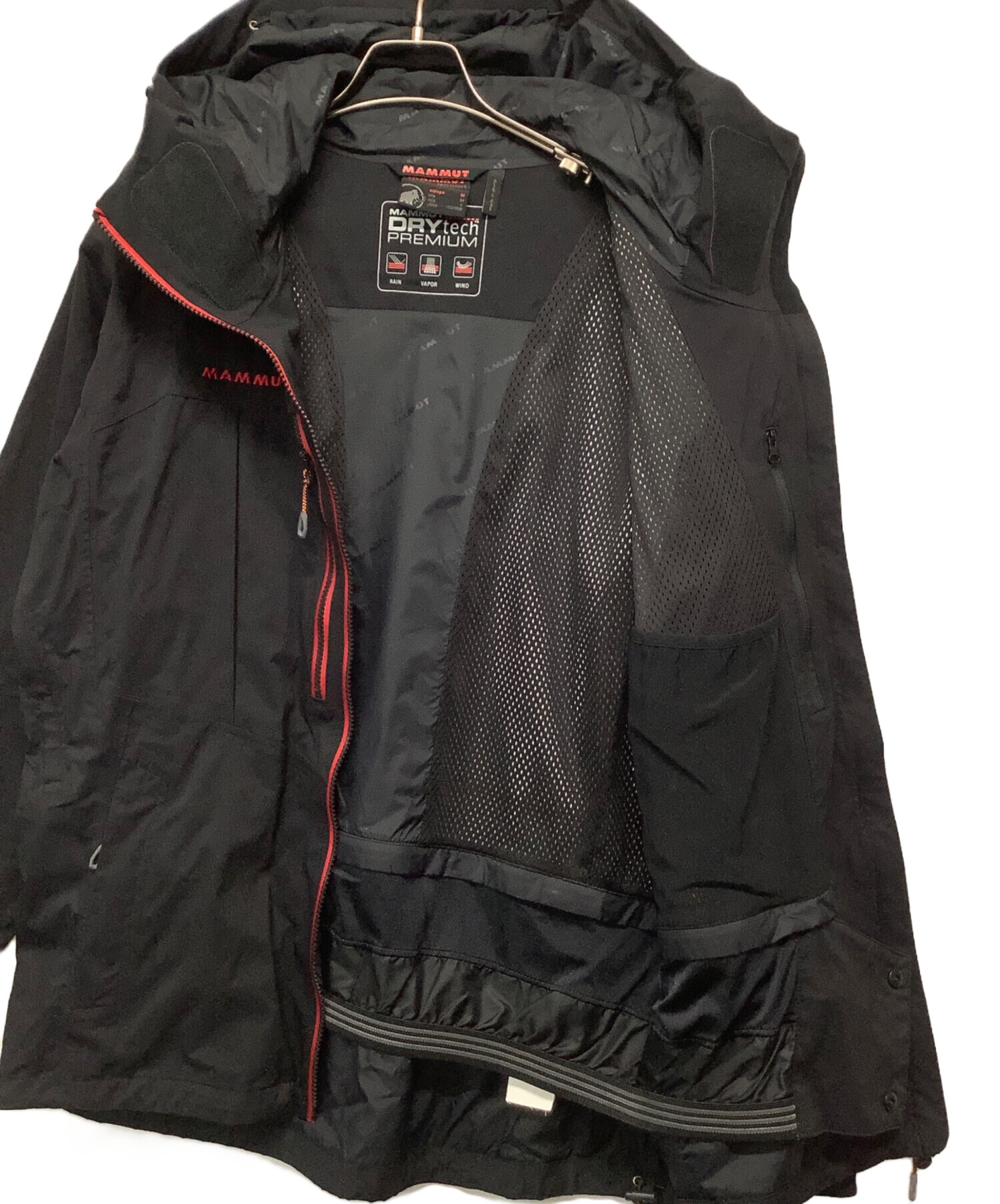 中古・古着通販】MAMMUT (マムート) フーデッドジャケット ブラック 