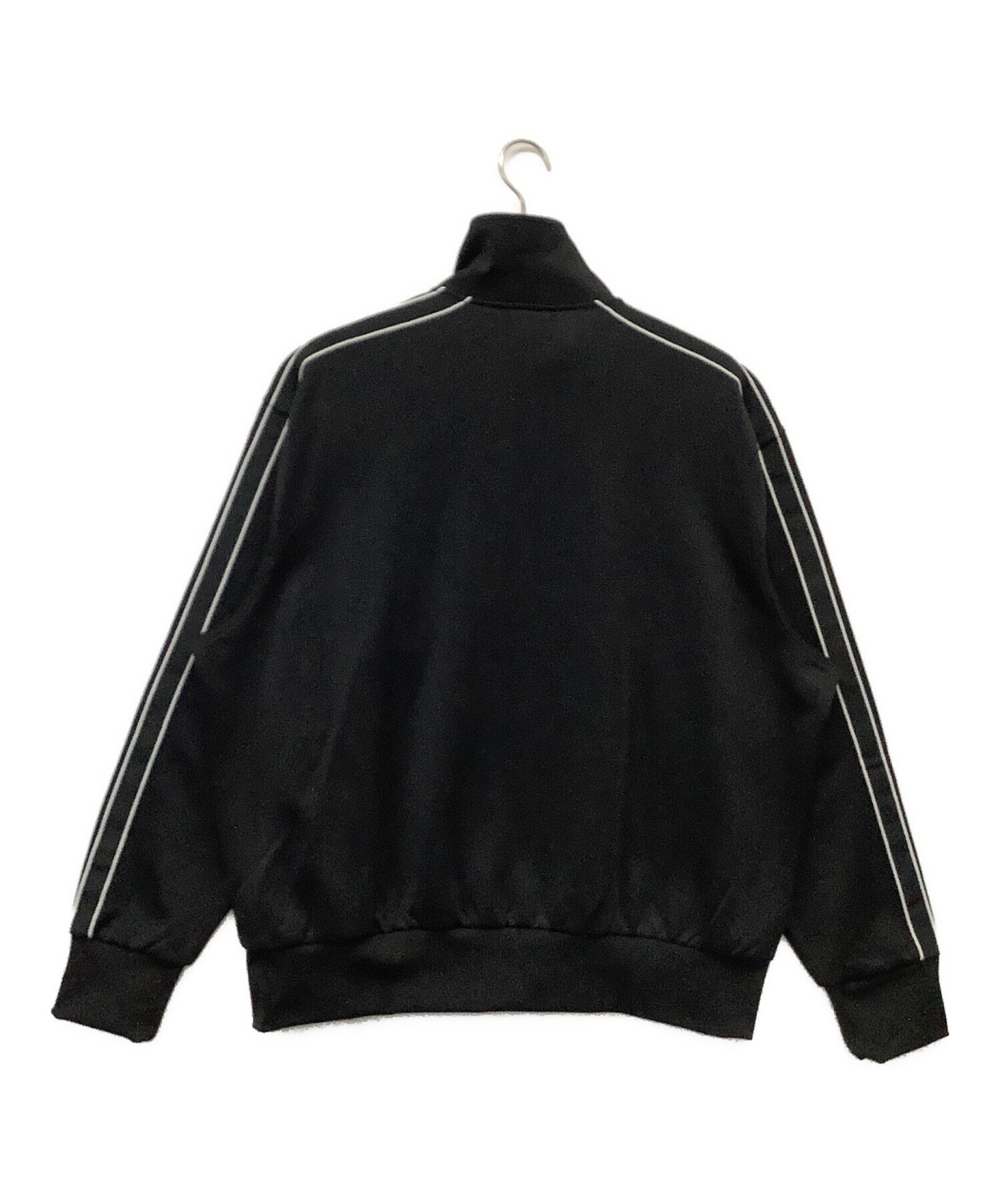 レア！adidas アディダス★トラックジャケット★中古品【ヴィンテージ】黒 中古・古着通販】adidas (アディダス) トラックジャケット ブラック