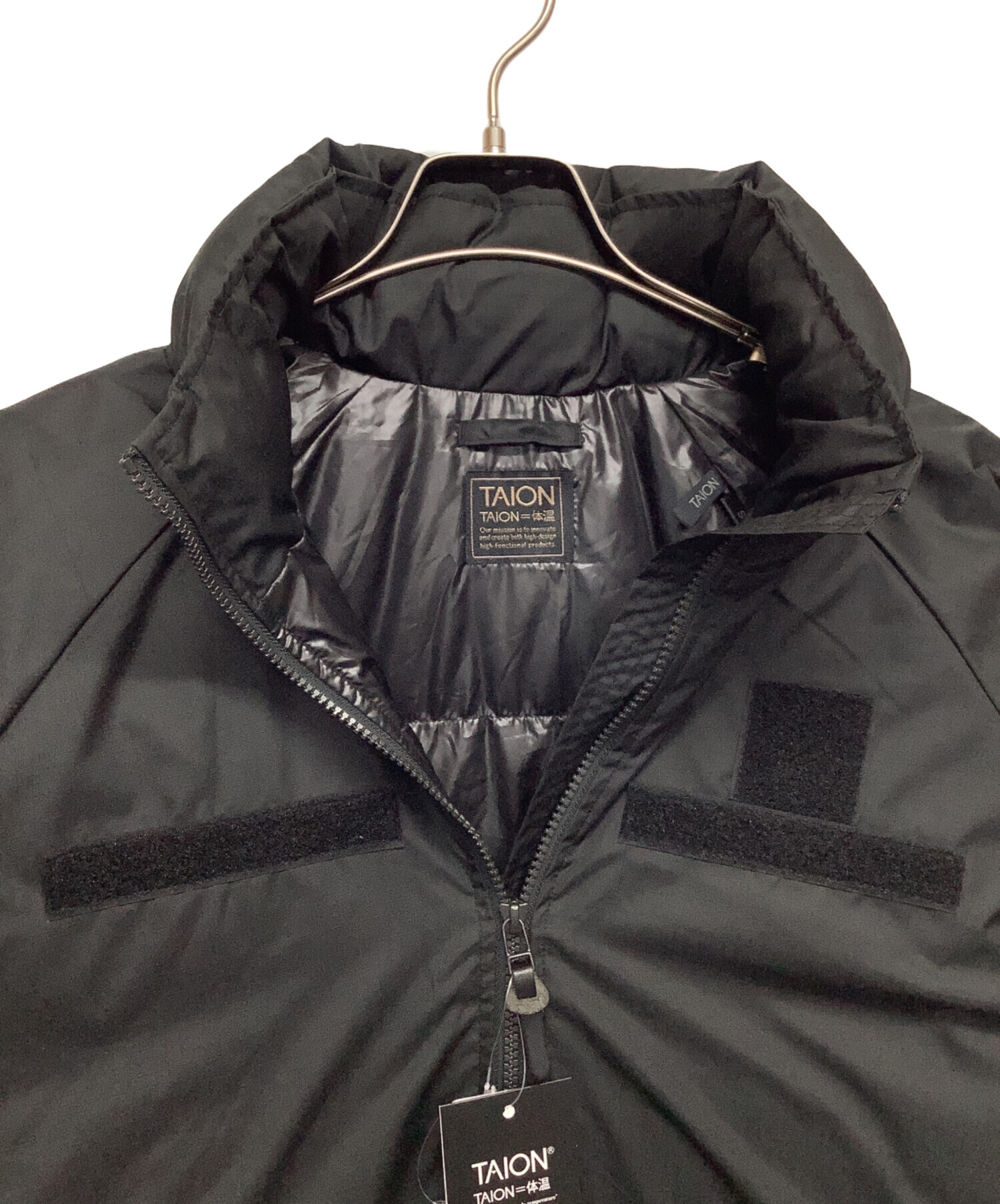 新品タグ付き　アンフィーロ　TAION　ブラック　ダウンジャケット 　XＬサイズ 中古・古着通販】TAION (タイオン) ダウンジャケット ブラック サイズ