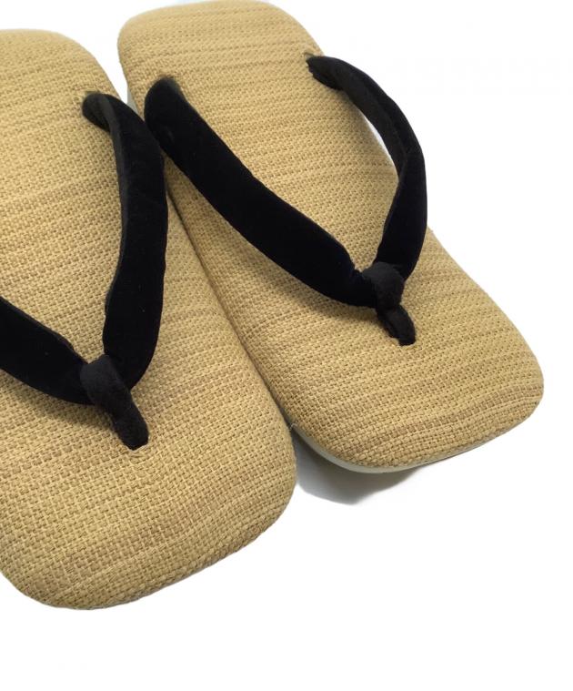 中古・古着通販】unda (ウンダ) 雪駄サンダル ベージュ サイズ:M