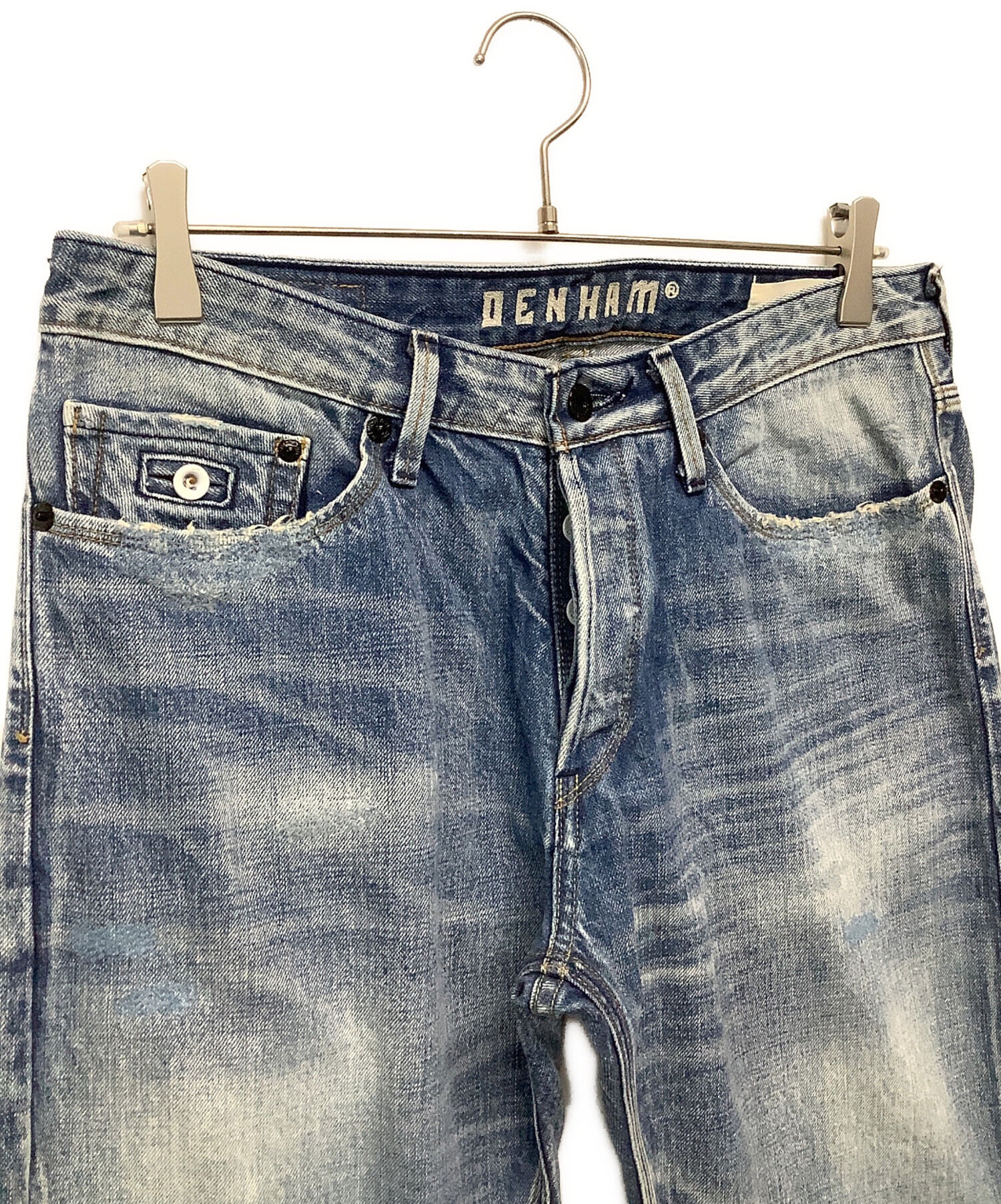 中古・古着通販】Denham (デンハム) デニムパンツ インディゴ サイズ 