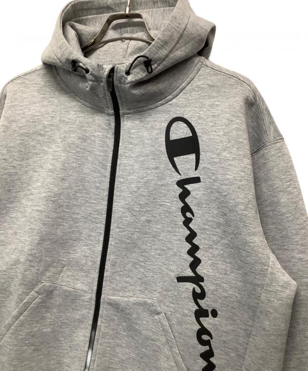 中古・古着通販】Champion (チャンピオン) ジップパーカー グレー