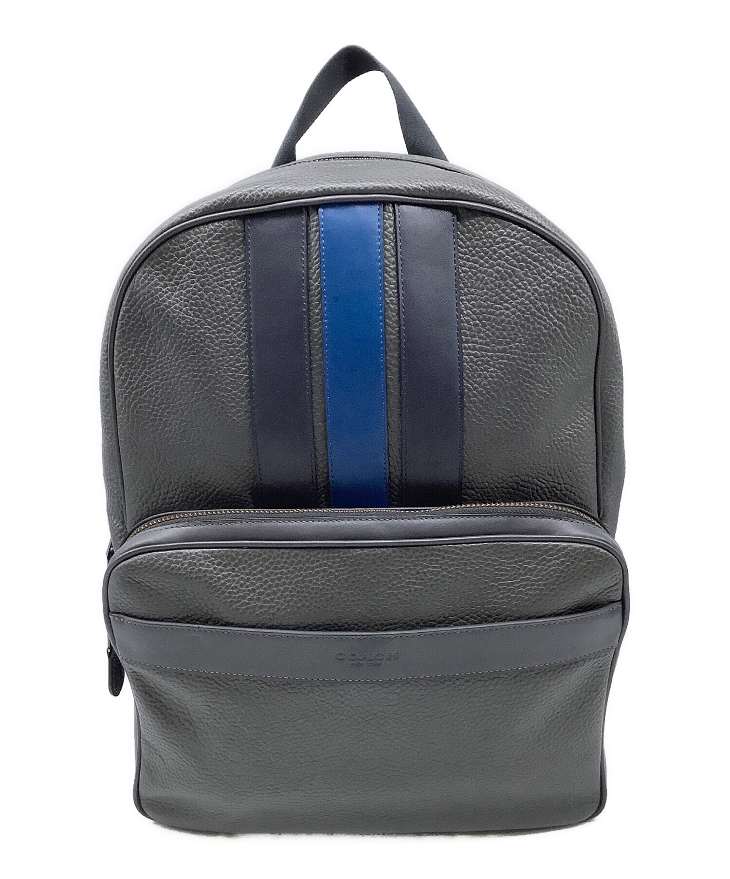 中古・古着通販】COACH (コーチ) リュック グレー×ブルー｜ブランド