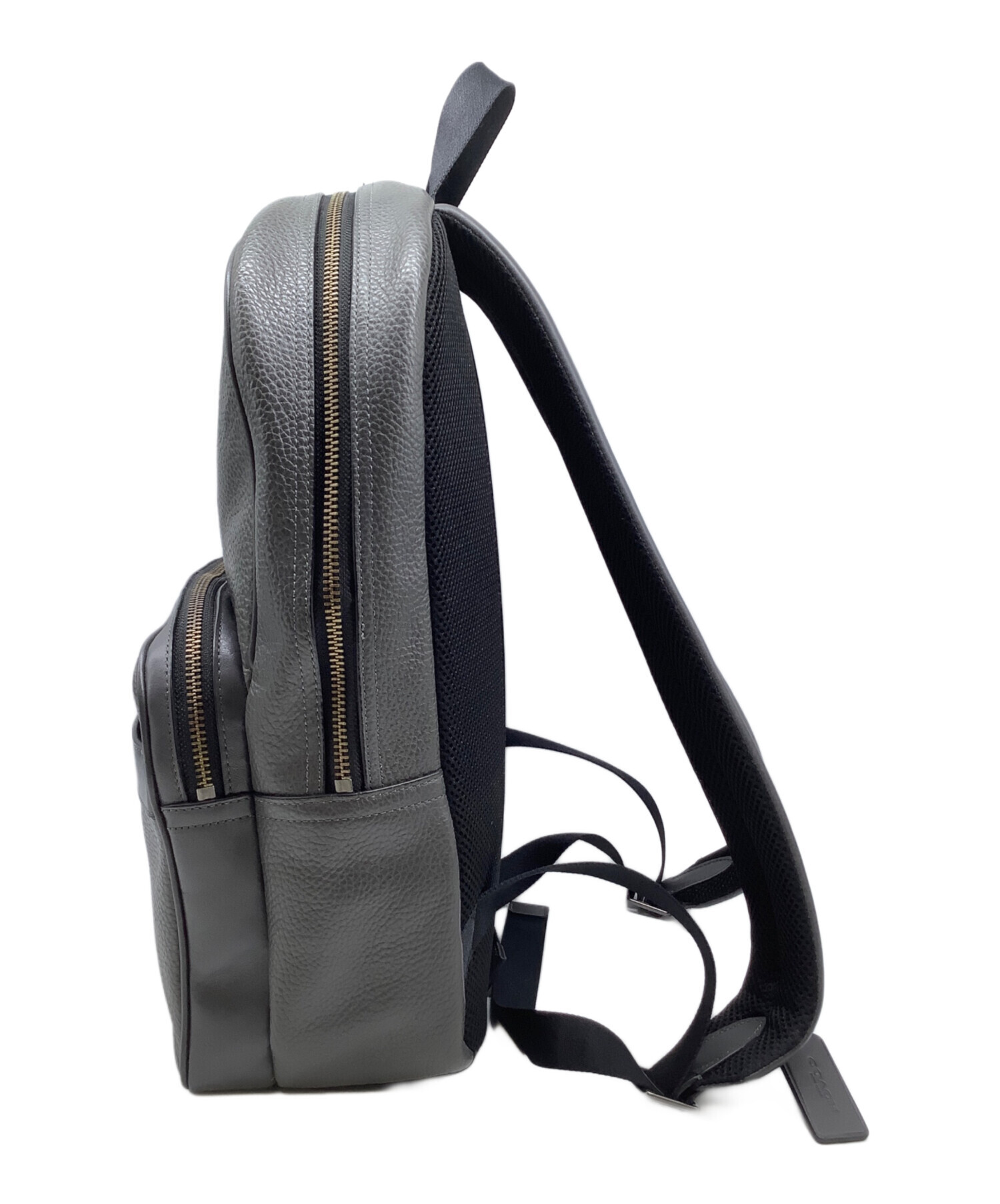 中古・古着通販】COACH (コーチ) リュック グレー×ブルー｜ブランド