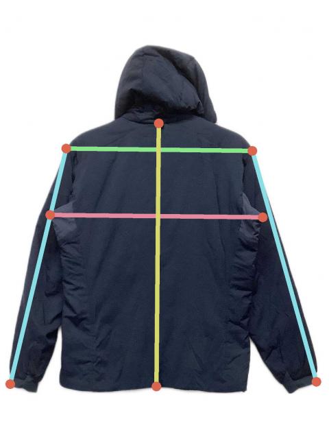 中古・古着通販】ARC'TERYX (アークテリクス) 中綿ジャケット ネイビー