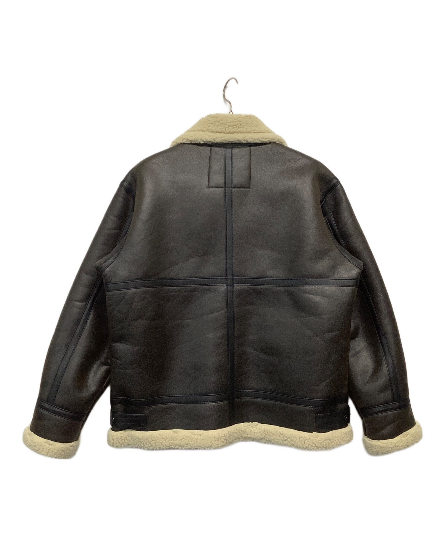 中古・古着通販】ALPHA (アルファ) フェイクムートンジャケット