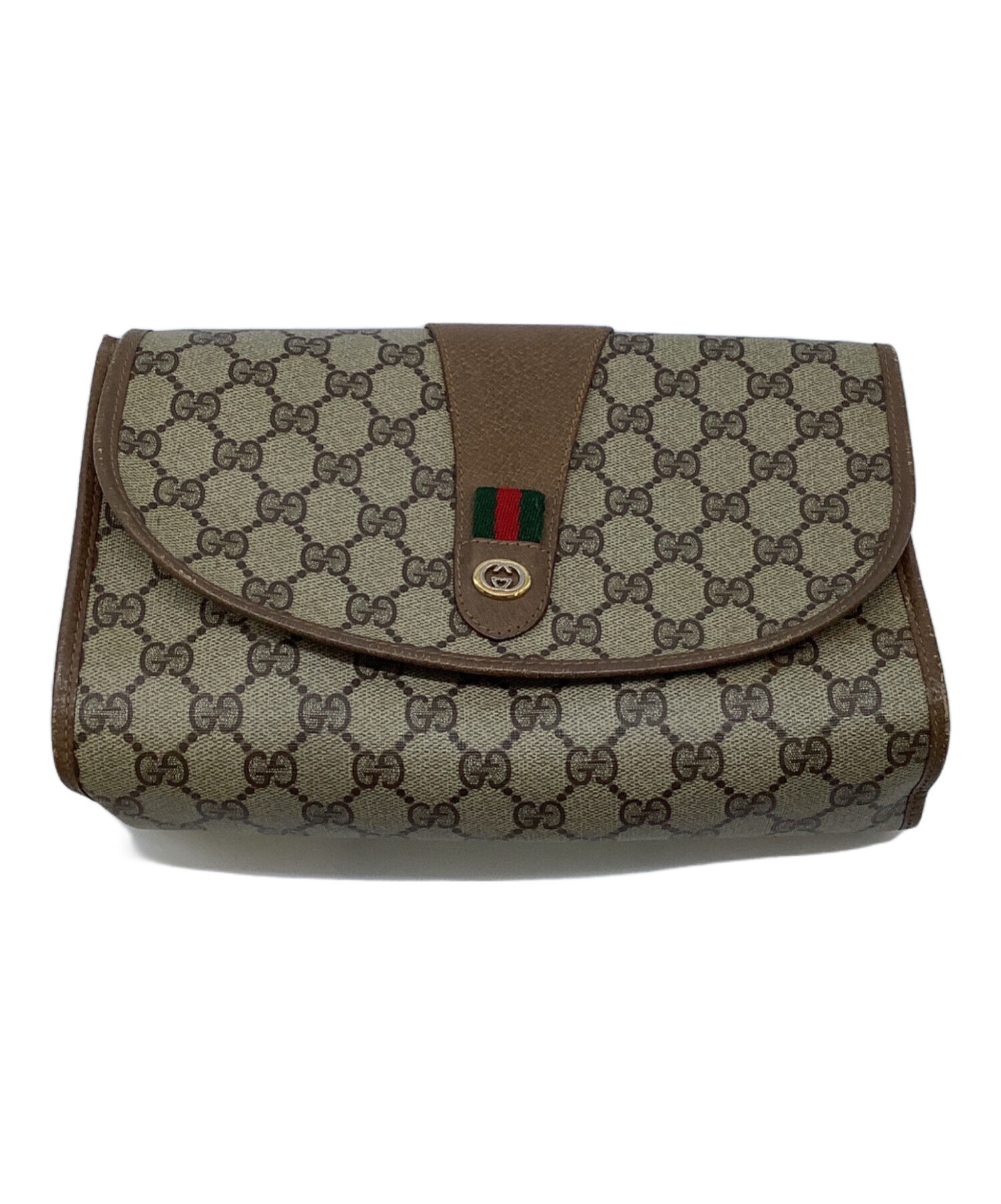 GUCCI ベージュ クラッチバッグ 中古・古着通販】GUCCI (グッチ) クラッチバッグ ベージュ｜ブランド