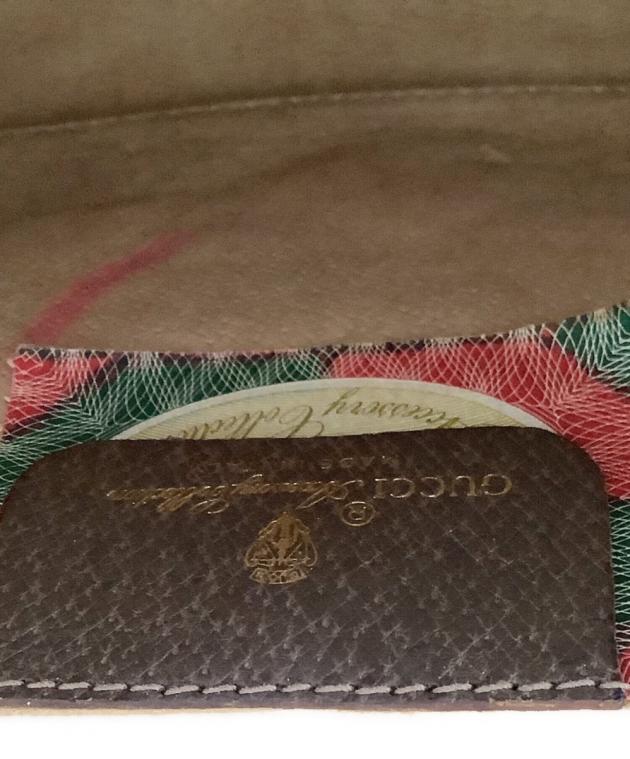 中古・古着通販】GUCCI (グッチ) クラッチバッグ ベージュ×ブラウン