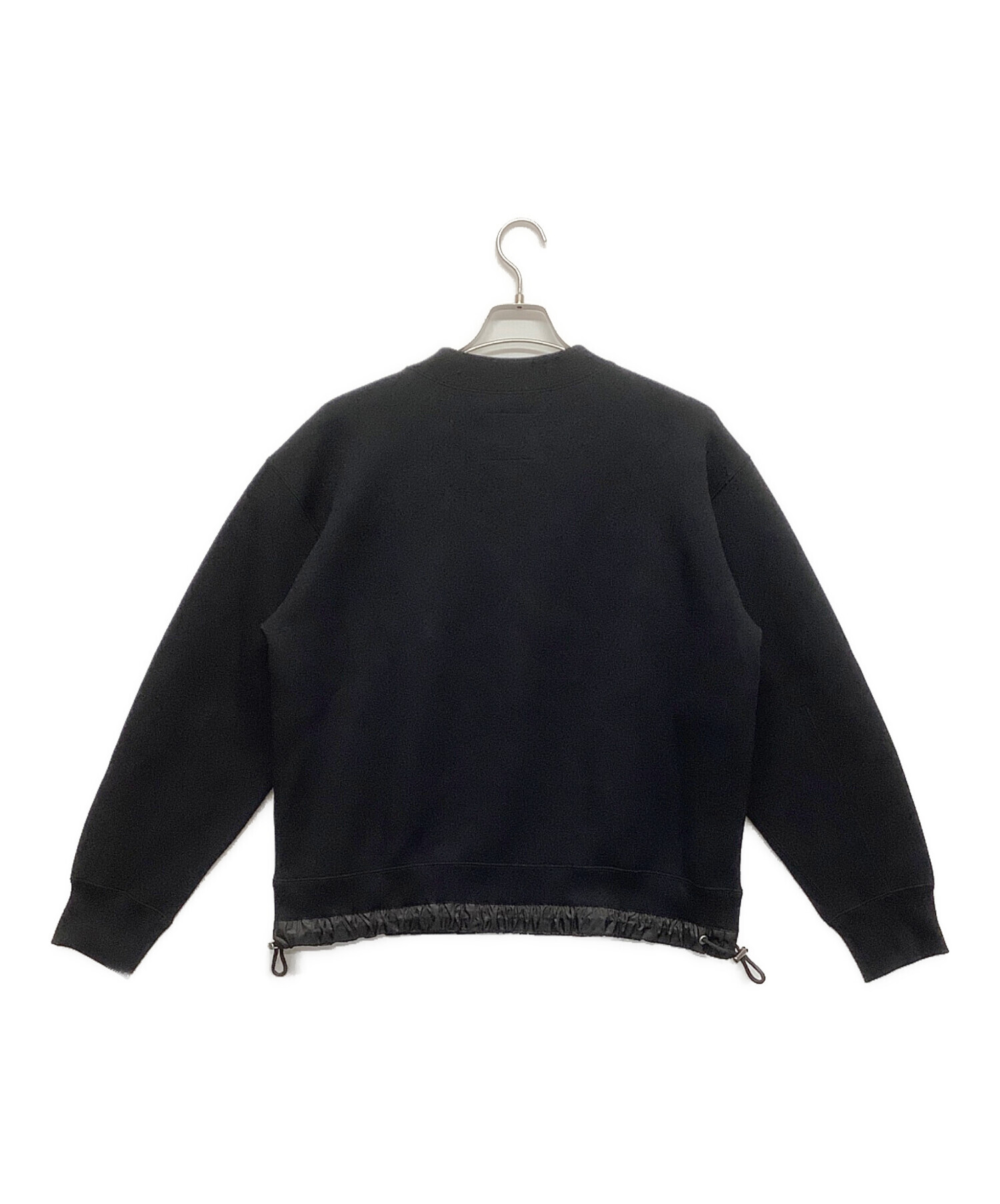 中古・古着通販】sacai (サカイ) スウェット ブラック サイズ:M