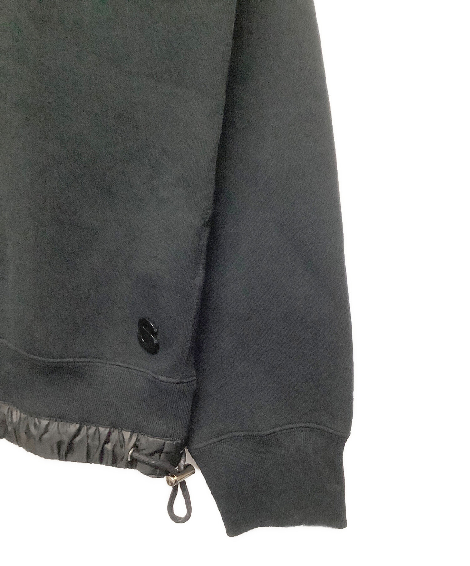 中古・古着通販】sacai (サカイ) スウェット ブラック サイズ:M