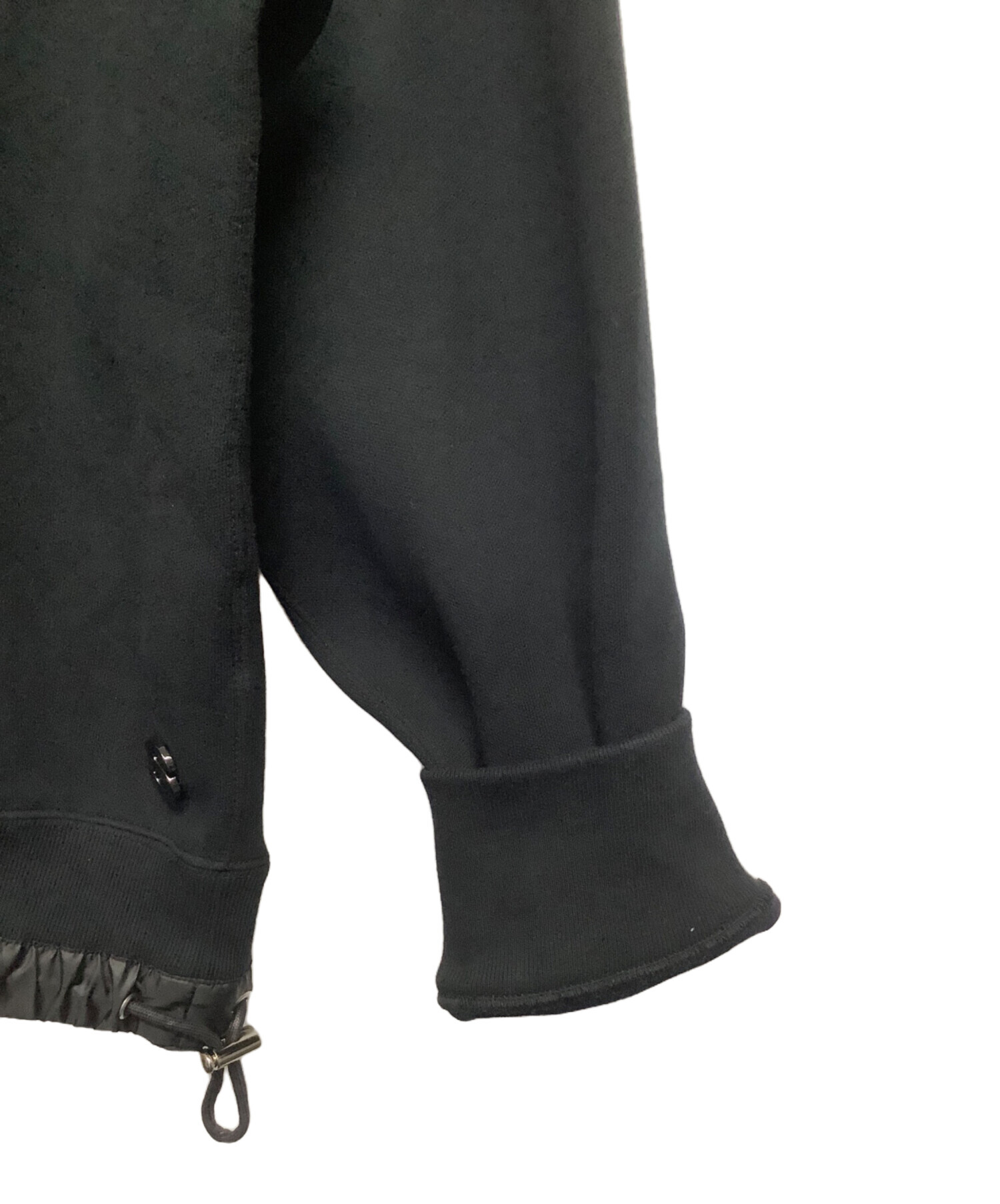 中古・古着通販】sacai (サカイ) スウェット ブラック サイズ:M