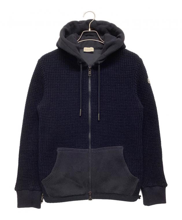 中古・古着通販】MONCLER (モンクレール) ジップパーカー ネイビー