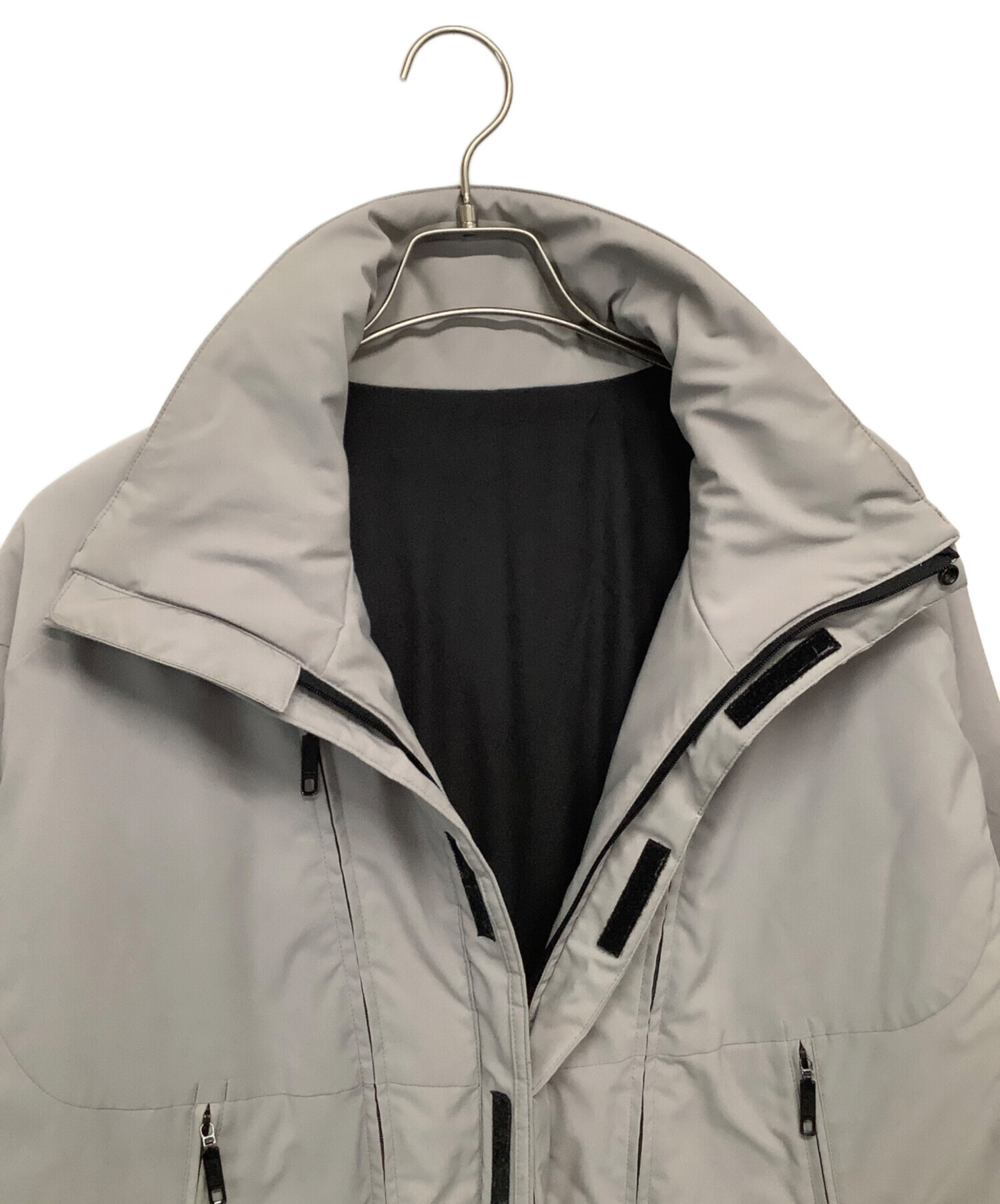 中古・古着通販】URU (ウル) PADDING JACKET グレー サイズ:M URU / パディングジャケット