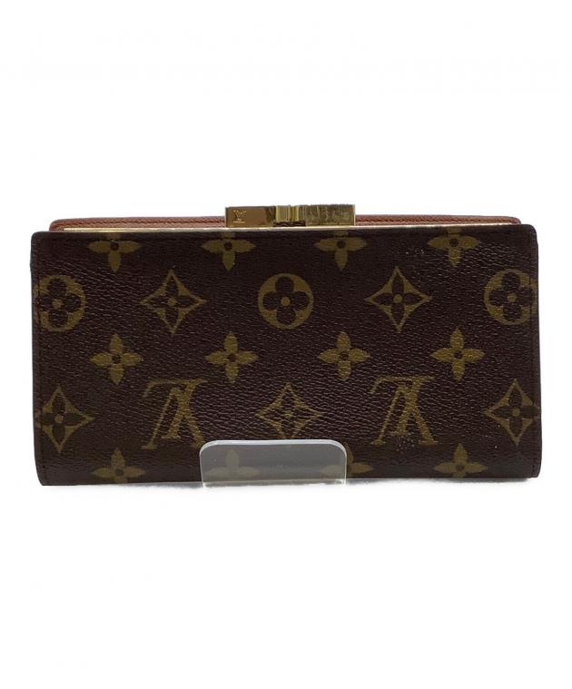 Louis Vuitton 長財布 ブラウン ブラック　ジャンク品 中古・古着通販】LOUIS VUITTON (ルイ ヴィトン) 長財布 ブラウン