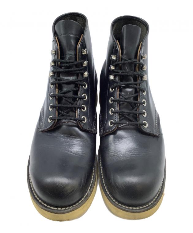 中古・古着通販】RED WING (レッドウィング) ショートブーツ ブラック