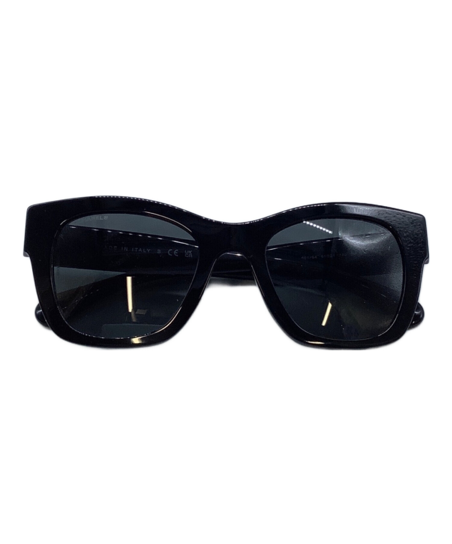 CHANEL シャネル サングラス  黒 【古着】【中古】【送料無料】 中古・古着通販】CHANEL (シャネル) サングラス ブラック｜ブランド
