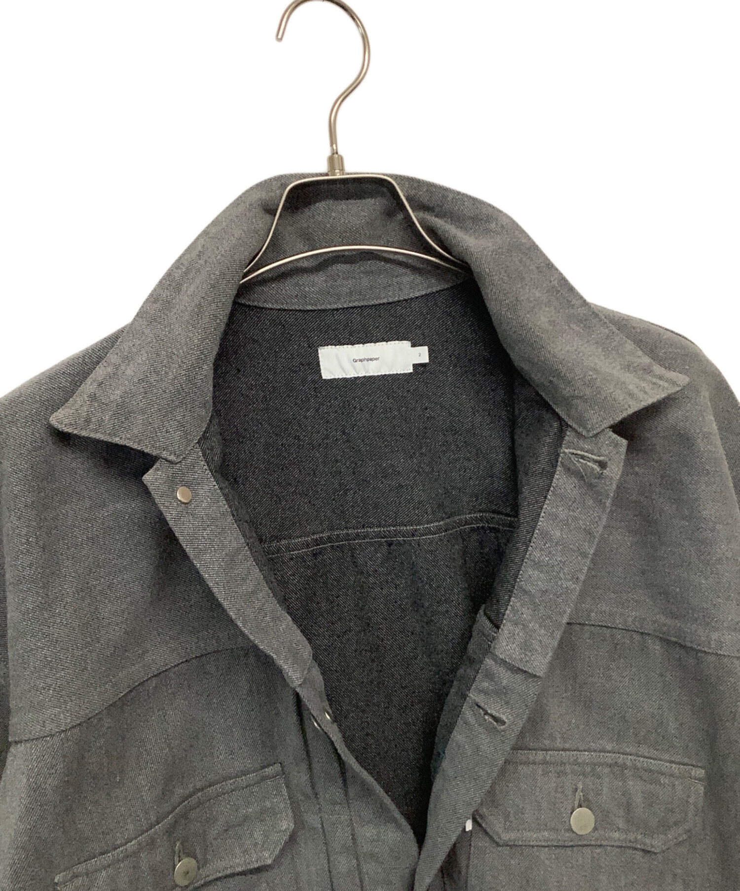 中古・古着通販】Graphpaper (グラフペーパー) COLORFAST DENIM JACKET