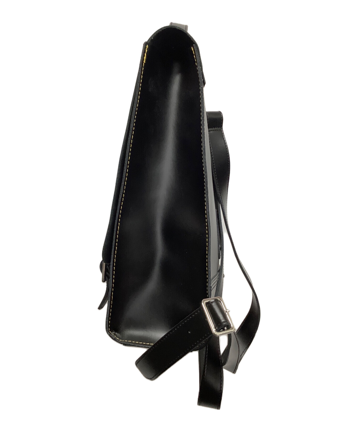 【美品】Dr. Martens ブラックレザー バックパック 中古・古着通販】Dr.Martens (ドクターマーチン) レザーバックパック
