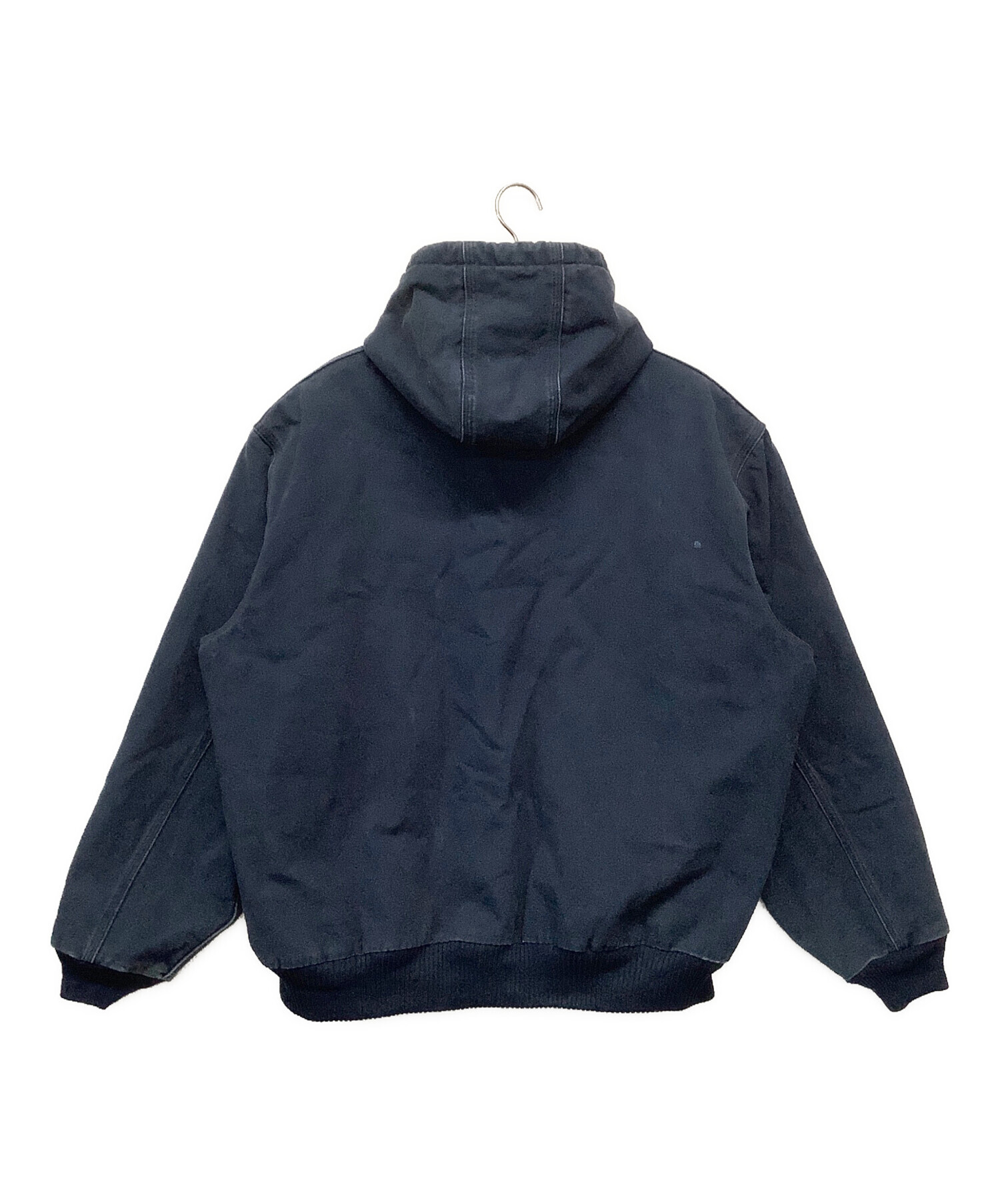 ね*む様 Carhartt アクティブジャケット 企業ロゴ ネイビー 00's Carhartt アクティブジャケット 