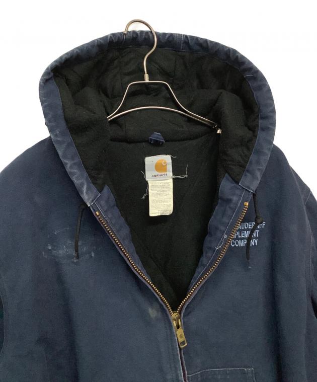 ね*む様 Carhartt アクティブジャケット 企業ロゴ ネイビー 美品 Carhartt アクティブジャケット ダークネイビー L J211 | 古着屋 Uan