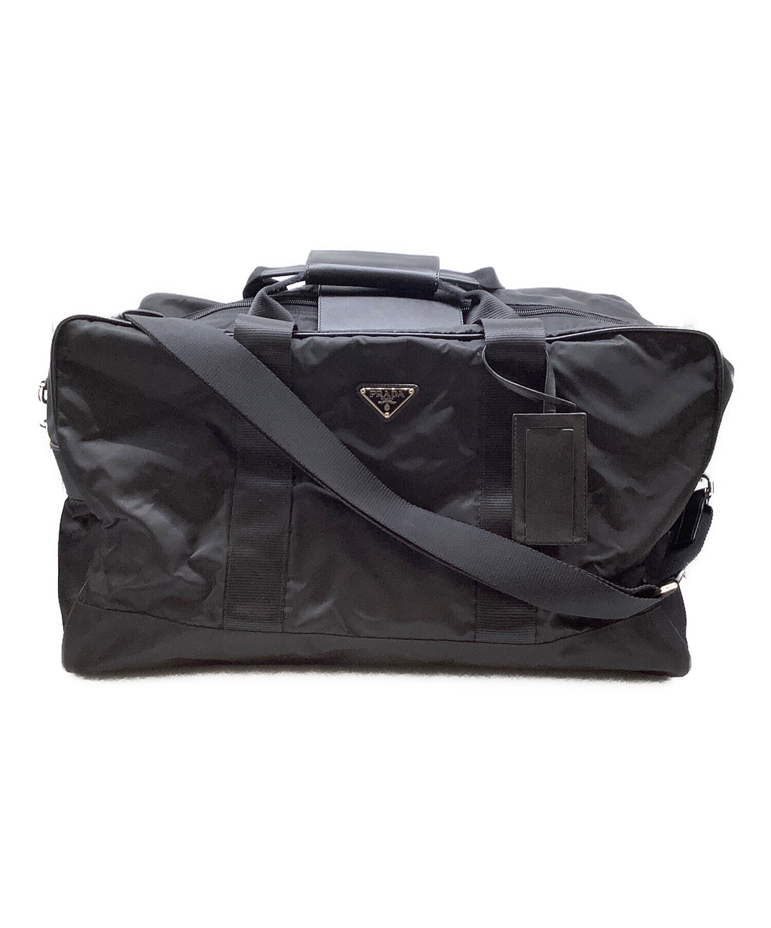 中古・古着通販】PRADA (プラダ) ボストンバッグ ブラック｜ブランド