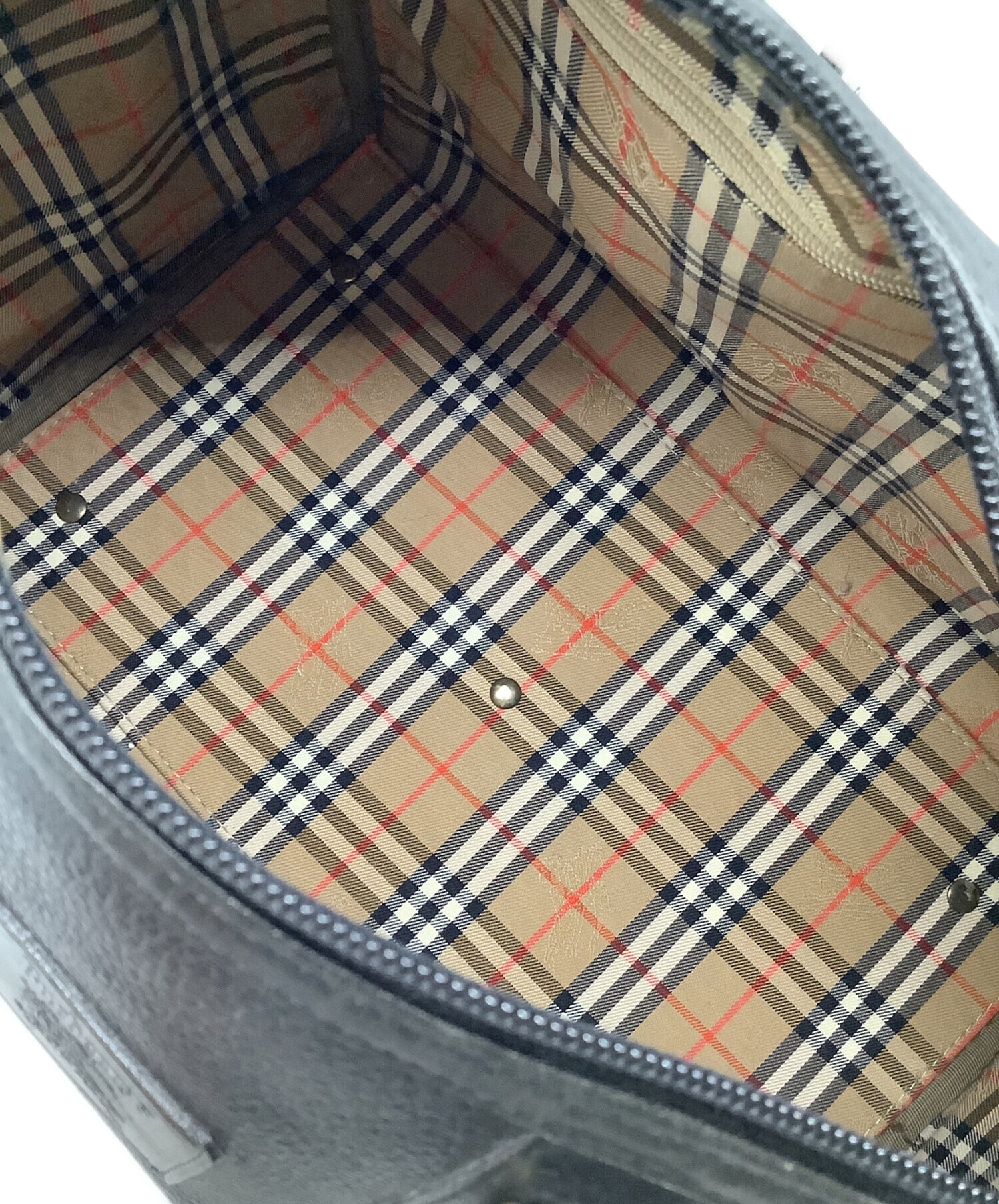 中古・古着通販】Burberry's (バーバリー) ボストンバッグ ブラック