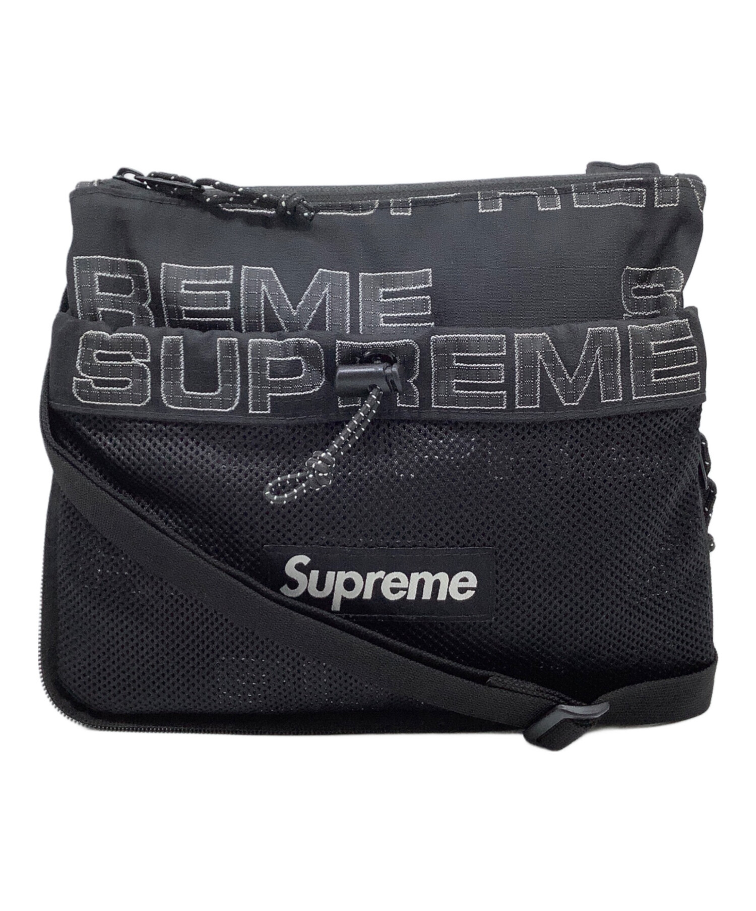 Supreme ボディバッグ チェック柄 ブラック Supreme（シュプリーム） 【値下げ】Supreme 24SS Waist Bag チェック
