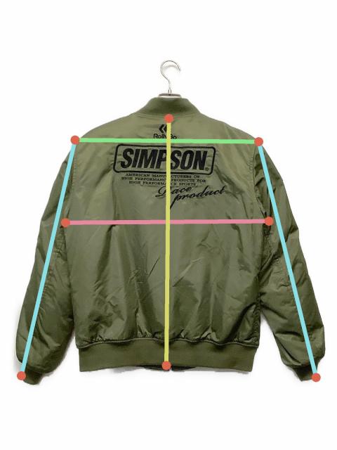 中古・古着通販】SIMPSON (シンプソン) フライトジャケット オリーブ