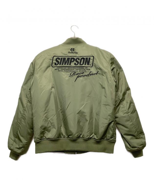 中古・古着通販】SIMPSON (シンプソン) フライトジャケット オリーブ