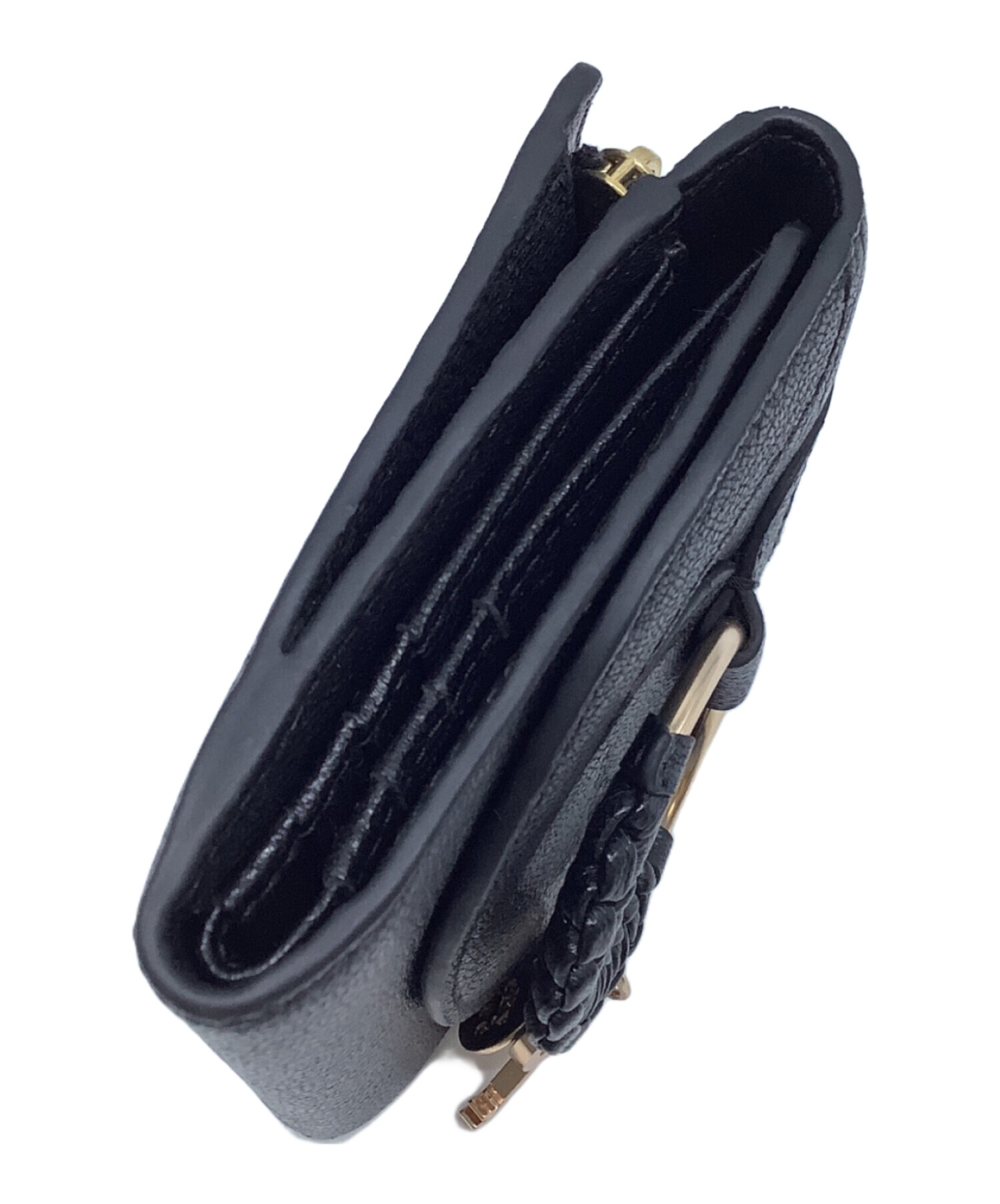 中古・古着通販】SEE BY CHLOE (シーバイクロエ) 3つ折り財布 ブラック