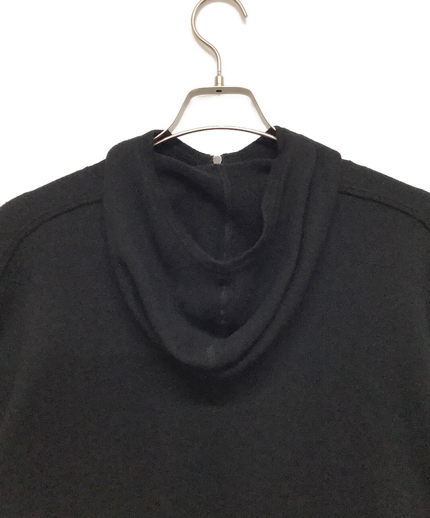 BURBERRY ハーフジップ 半袖シャツ ブラック 中古・古着通販】BURBERRY (バーバリー) ウール ハーフジップセーター