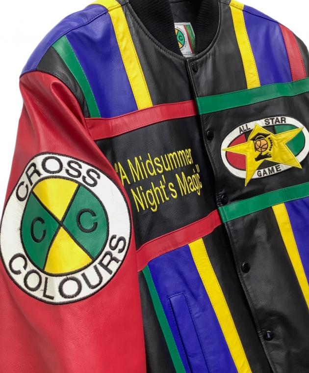 中古・古着通販】CROSS COLOURS (クロスカラーズ) レザースタジャン