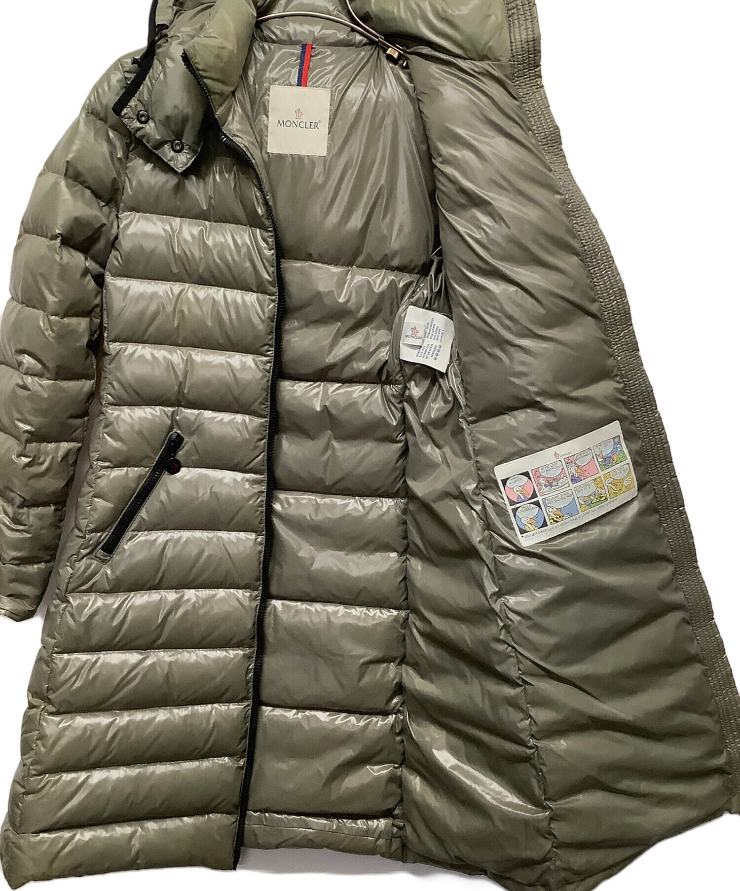中古・古着通販】MONCLER (モンクレール) ダウンコート オリーブ