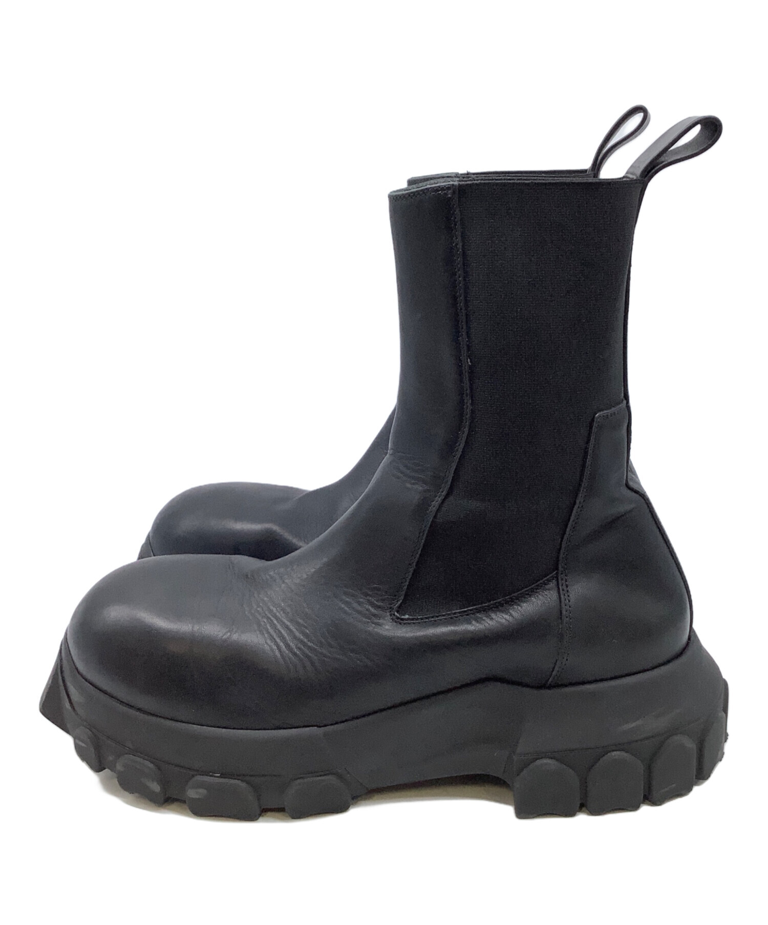 Rick Owens サイドゴア　クリーパーブーツ　ジオバス　ショートブーツ 中古・古着通販】RICK OWENS (リックオウエンス) サイドゴアブーツ