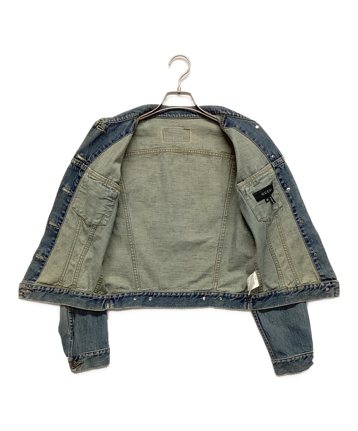 中古・古着通販】GUCCI (グッチ) デニムジャケット インディゴ サイズ