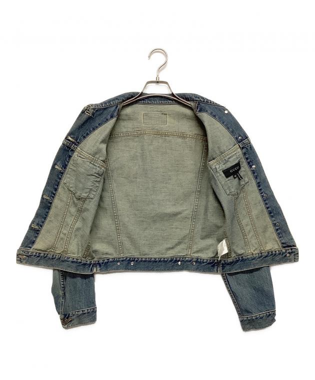 中古・古着通販】GUCCI (グッチ) デニムジャケット インディゴ サイズ