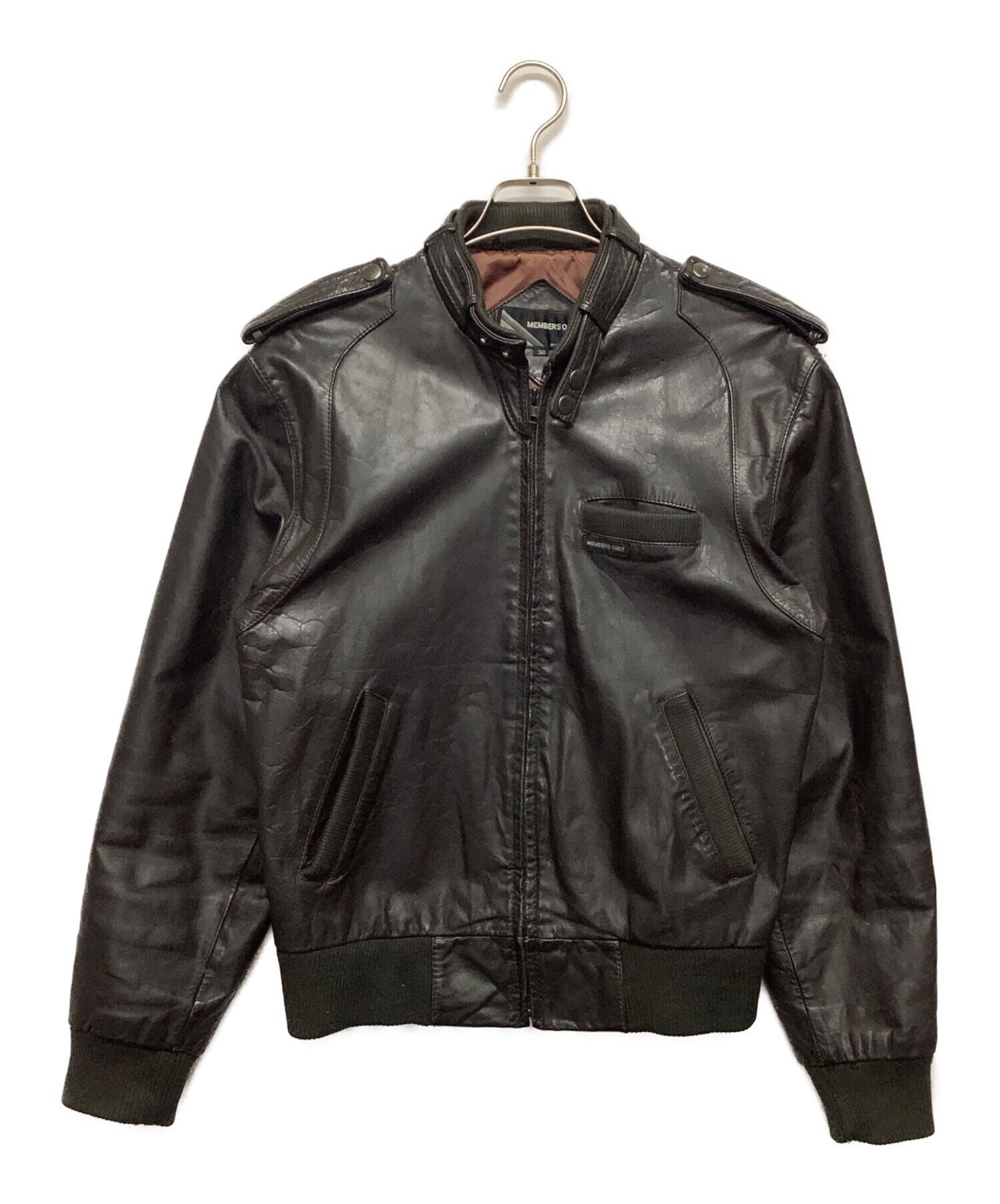 中古・古着通販】MEMBERS ONLY (メンバーズオンリー) レザージャケット