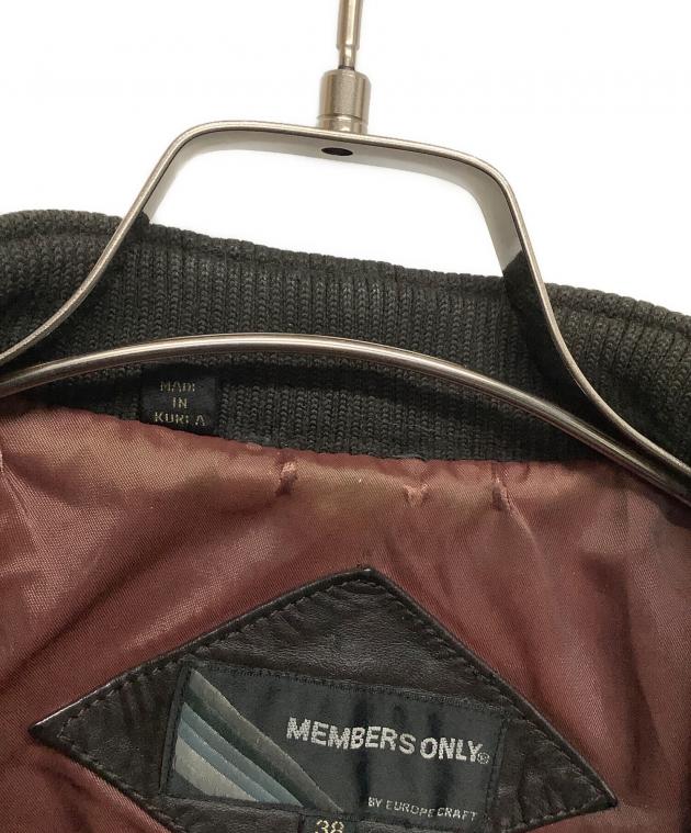 中古・古着通販】MEMBERS ONLY (メンバーズオンリー) レザージャケット