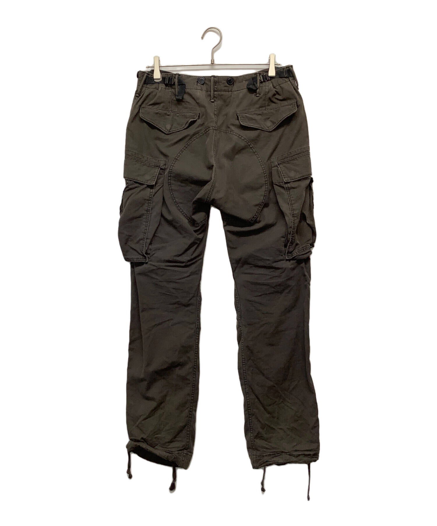 RRL ダブルアールエル カーゴ パンツ ブラック w34 古着 中古・古着通販】RRL (ダブルアールエル) TROUSERS RIPSTOP グレー