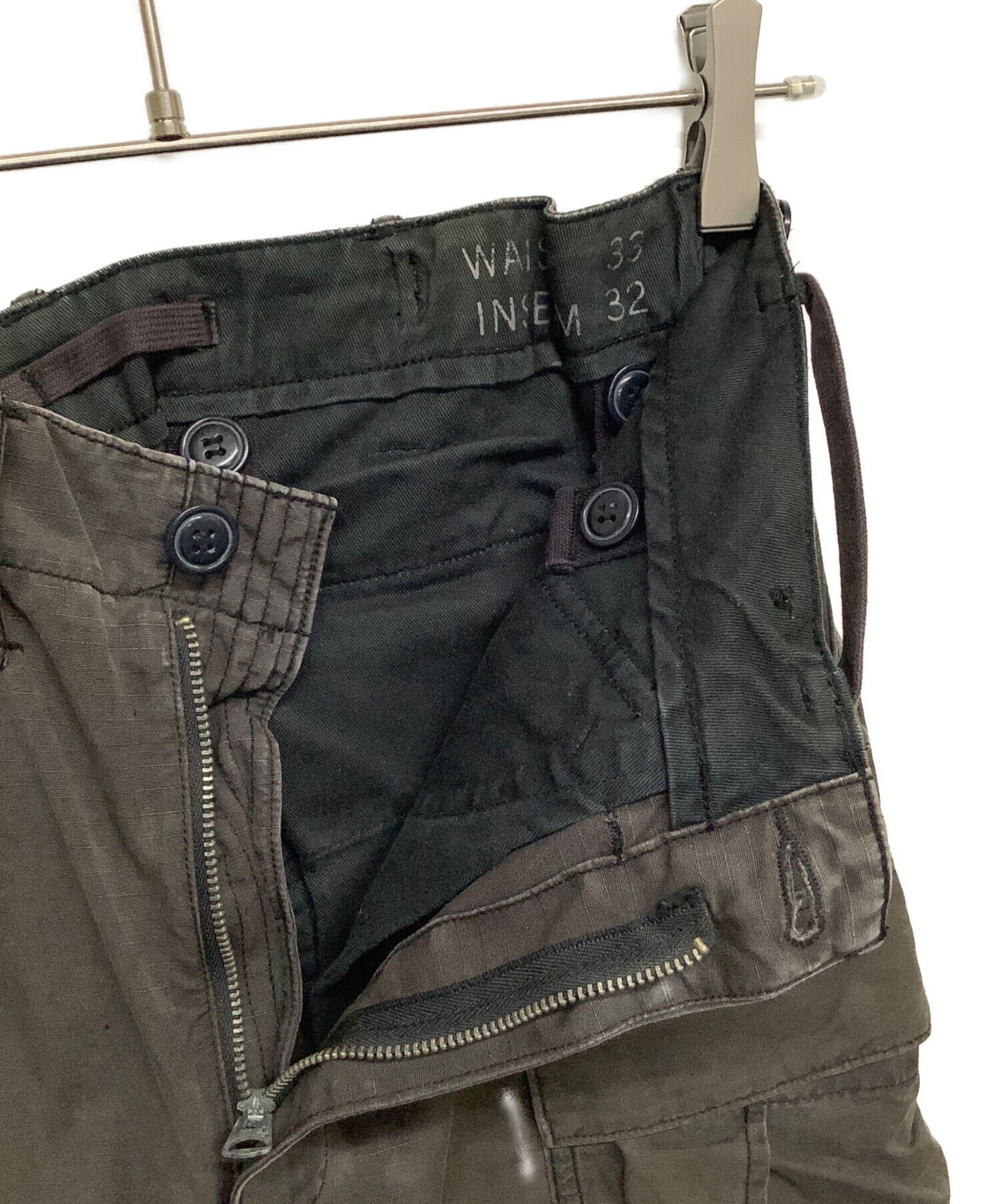 中古・古着通販】RRL (ダブルアールエル) TROUSERS RIPSTOP グレー