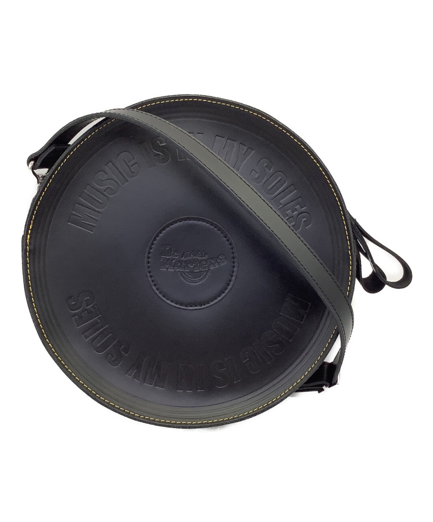 ［ほぼ未使用品］Dr. Martens ブラックショルダーバッグ 中古・古着通販】Dr.Martens (ドクターマーチン) ショルダーバッグ