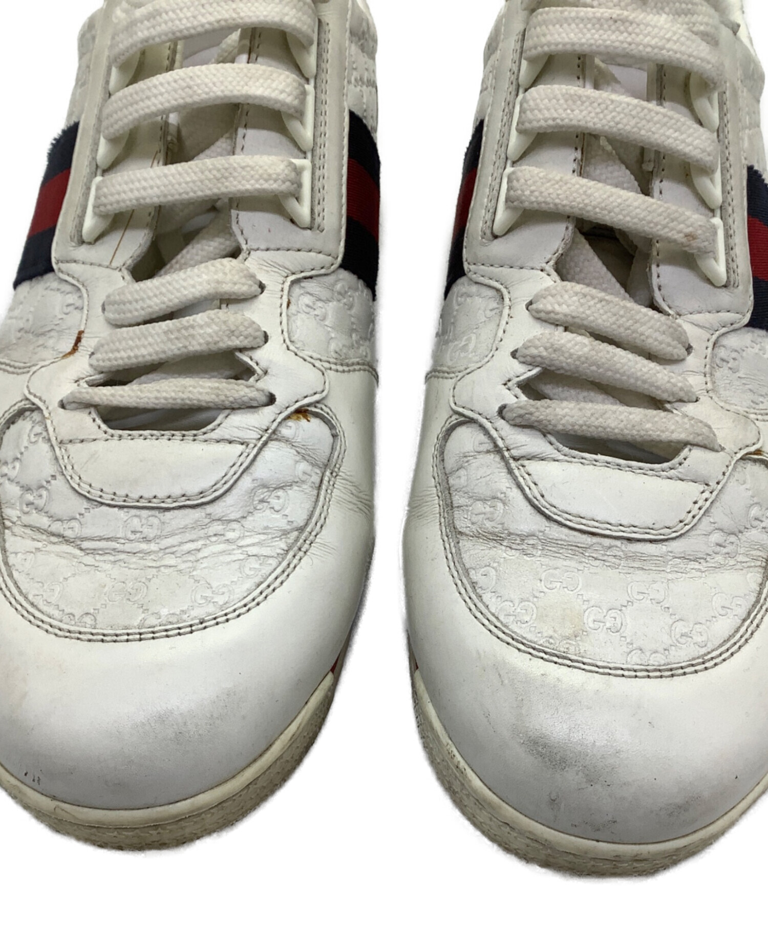中古・古着通販】GUCCI (グッチ) スニーカー マイクログッチシマ