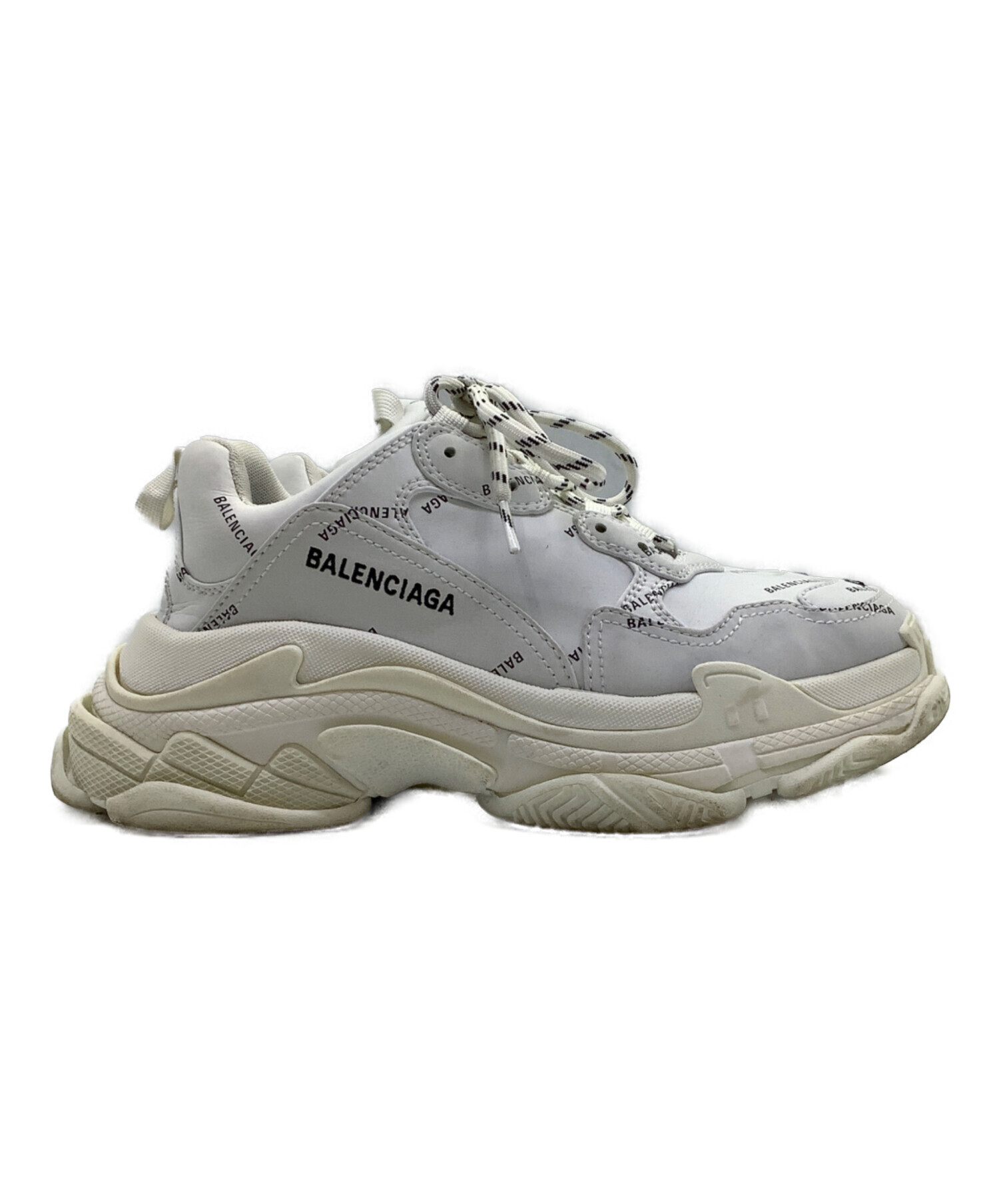 BALENCIAGA ホワイトスニーカー 中古・古着通販】BALENCIAGA (バレンシアガ) ローカットスニーカー