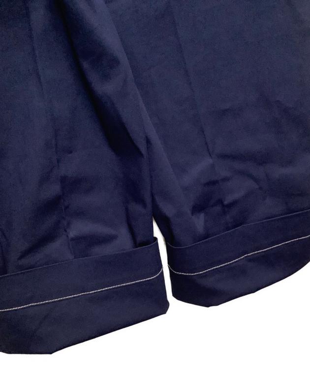 中古・古着通販】MONCLER (モンクレール) クロップドパンツ ネイビー