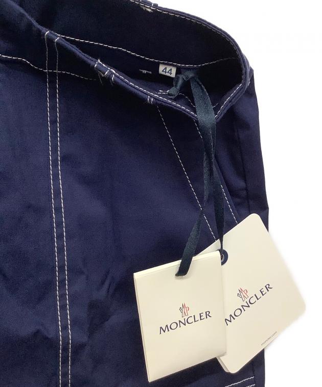 中古・古着通販】MONCLER (モンクレール) クロップドパンツ ネイビー