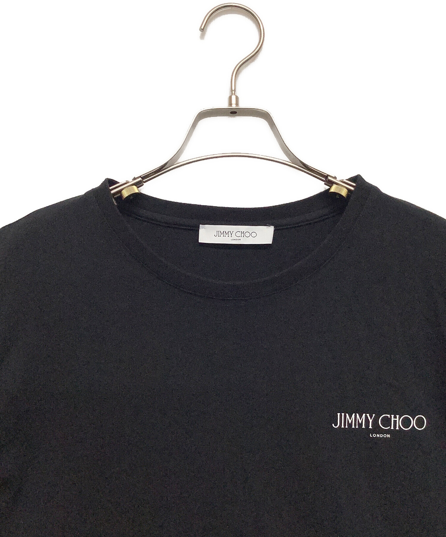 中古・古着通販】JIMMY CHOO (ジミーチュウ) 半袖Tシャツ ブラック