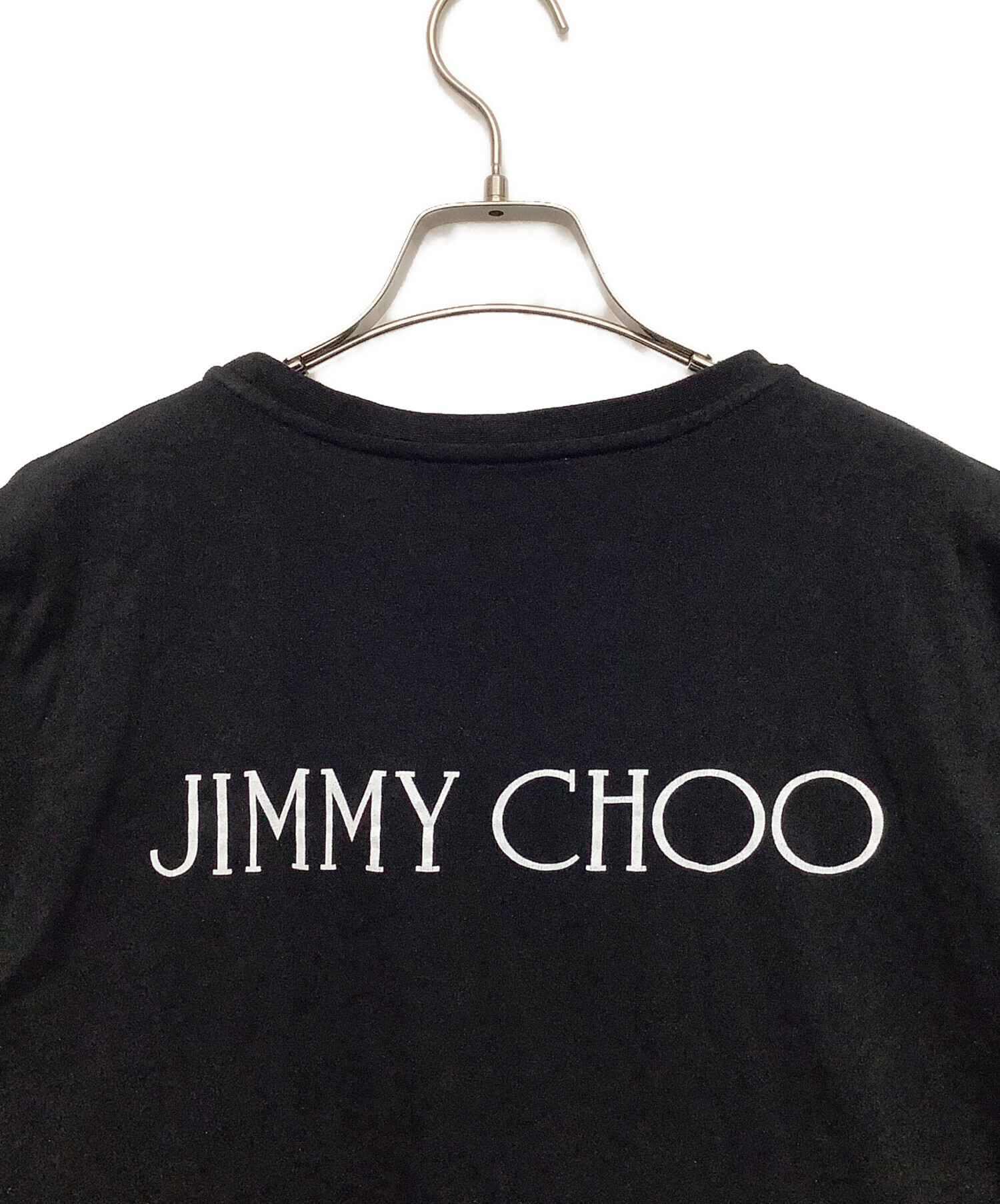 中古・古着通販】JIMMY CHOO (ジミーチュウ) 半袖Tシャツ ブラック